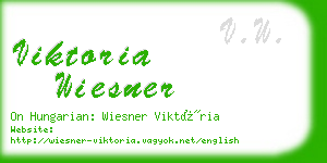 viktoria wiesner business card